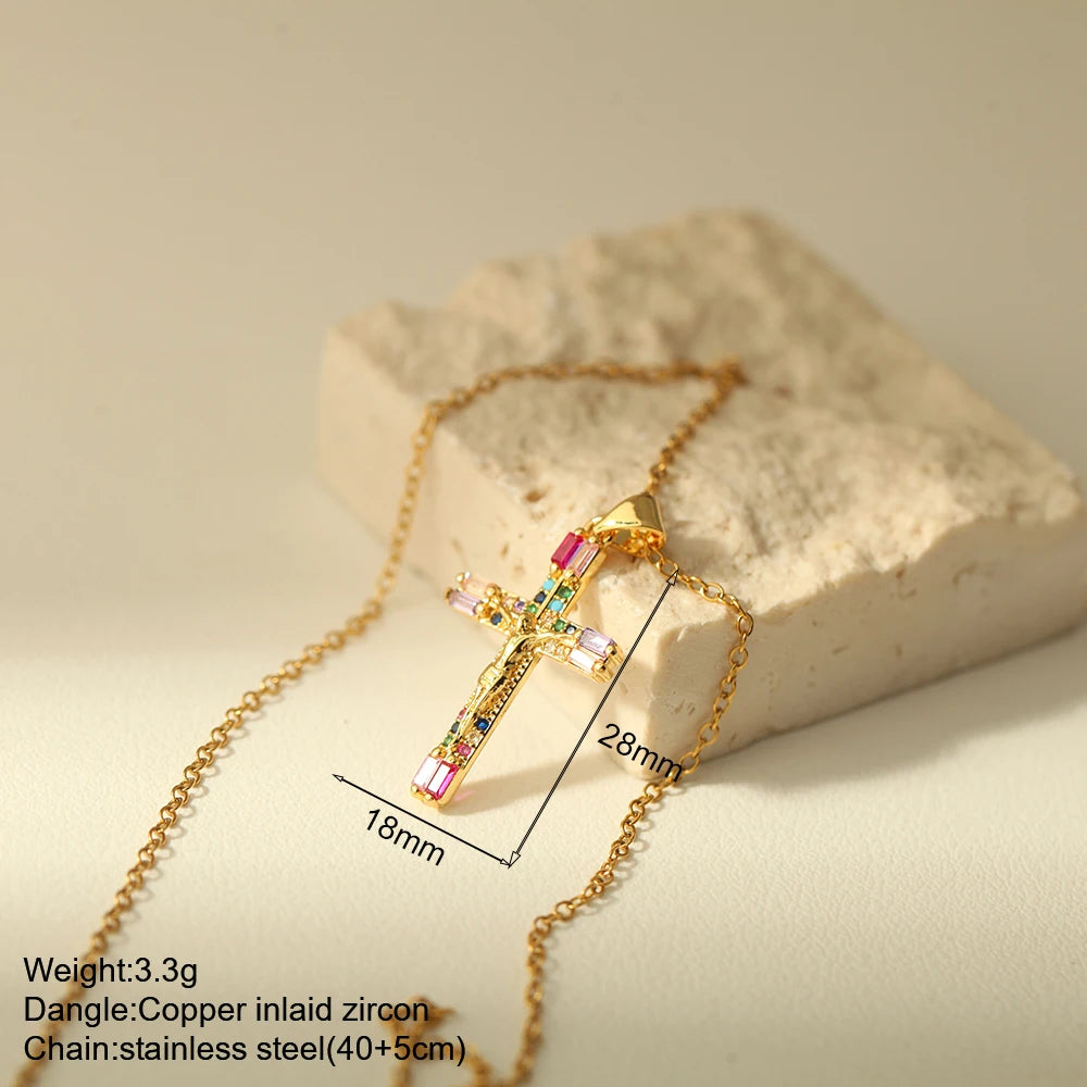 Cross Necklace Stainless Steel