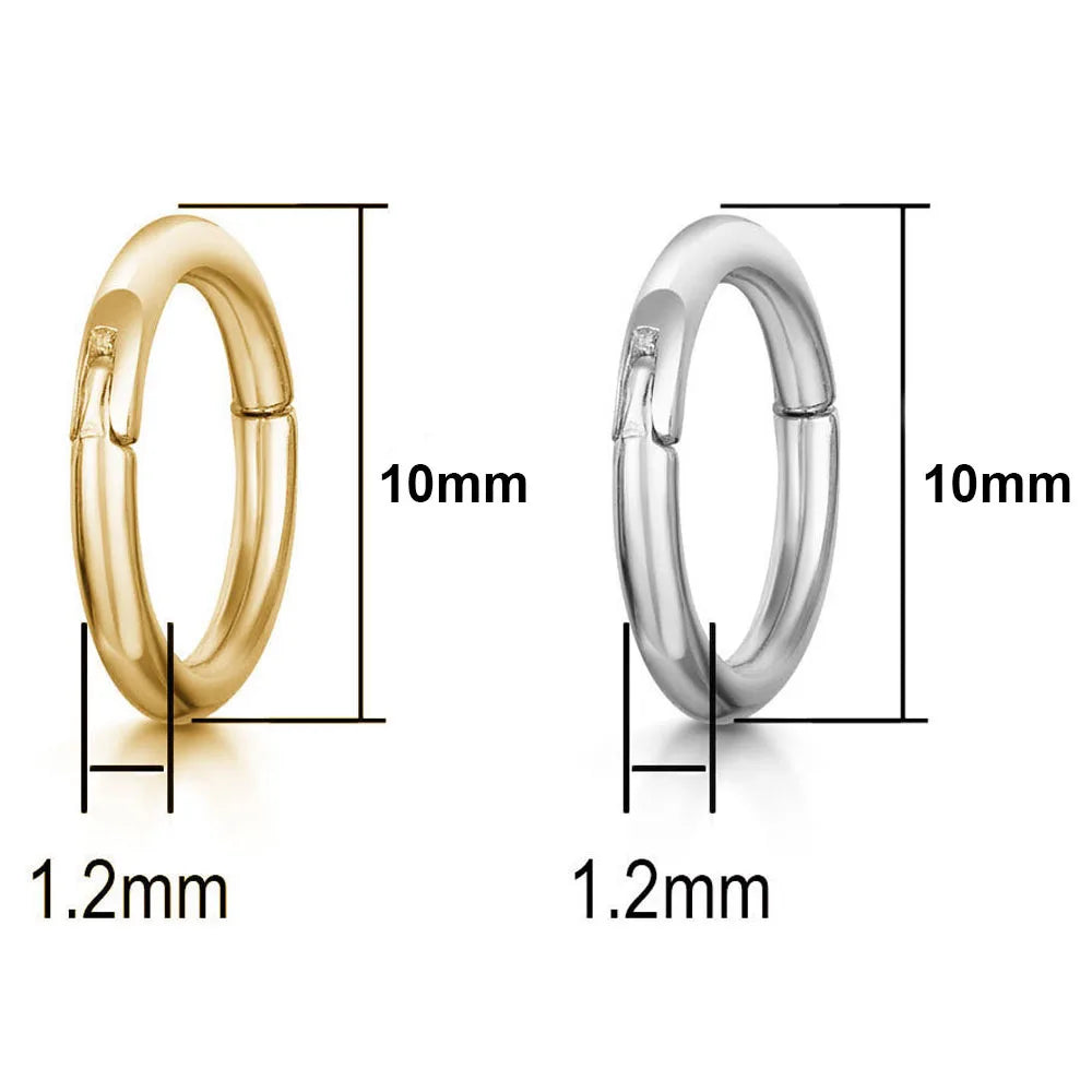 Stainless Steel Hoop Earring