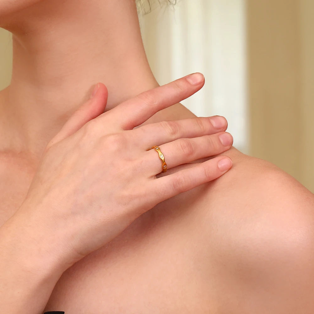 Ring Stainless Steel Women Jewelry