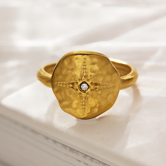 Stainless Steel Star Ring