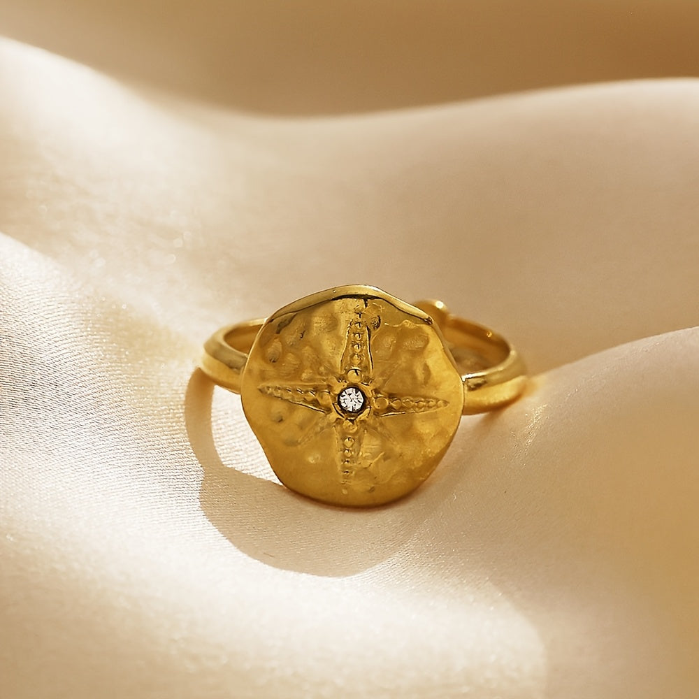 Stainless Steel Star Ring
