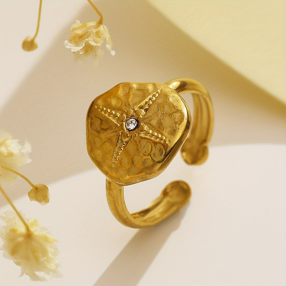 Stainless Steel Star Ring