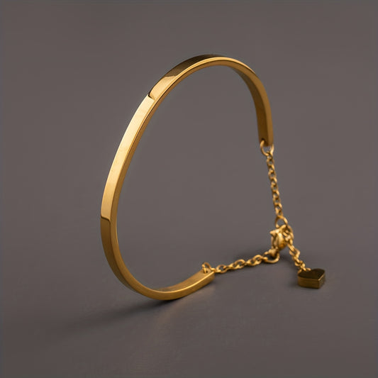 Minimalist Stainless Steel Plated Heart Pendant