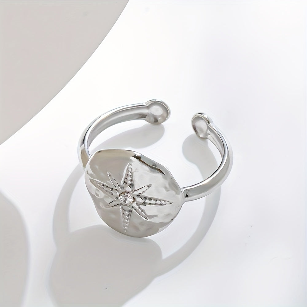 Stainless Steel Star Ring