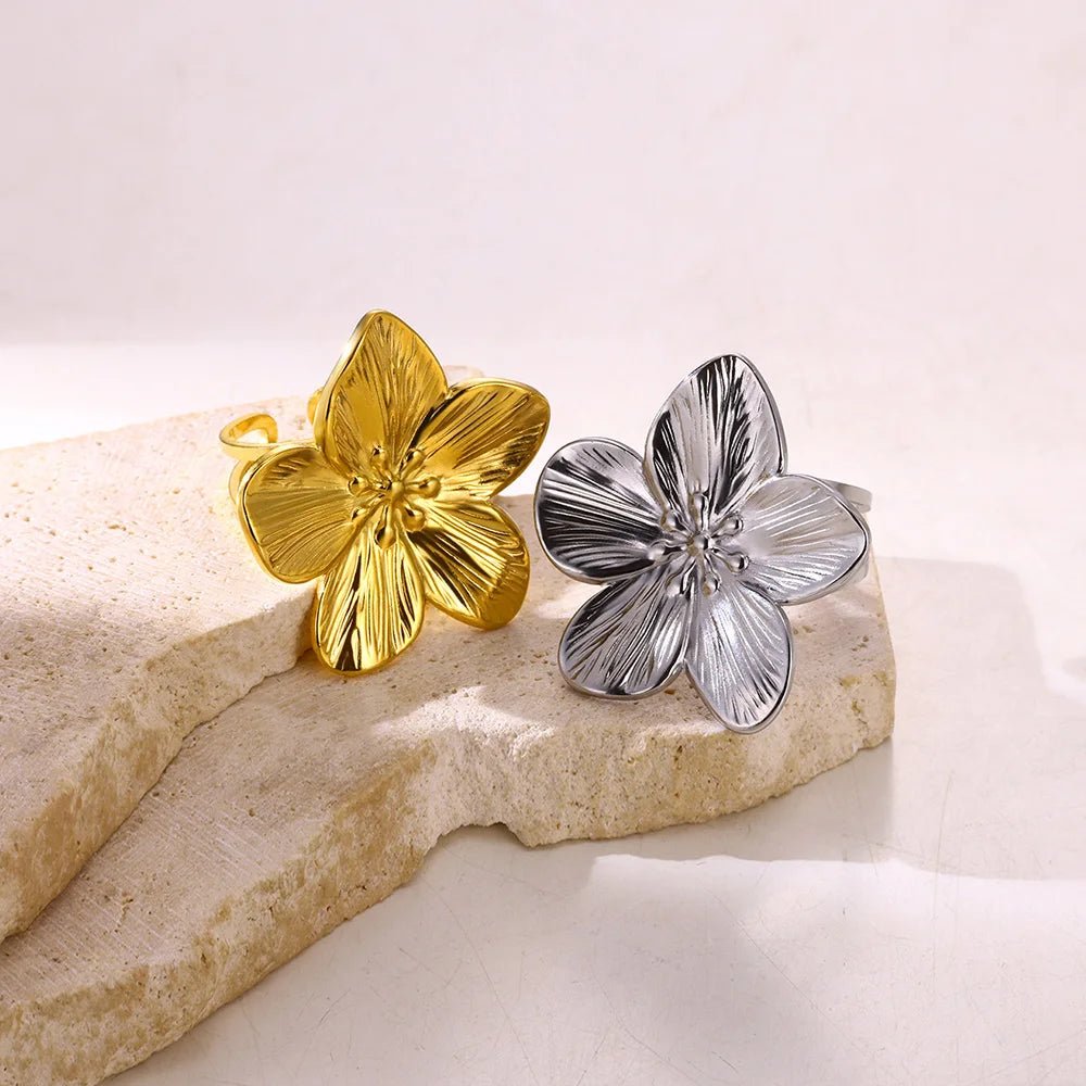 Elegant Stainless Steel  Rings