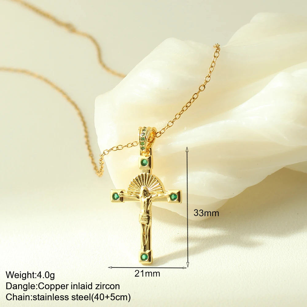 Cross Necklace Stainless Steel