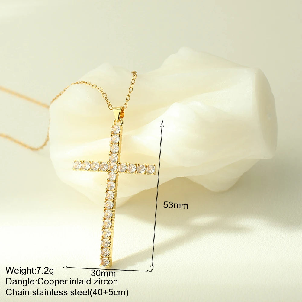 Cross Necklace Stainless Steel