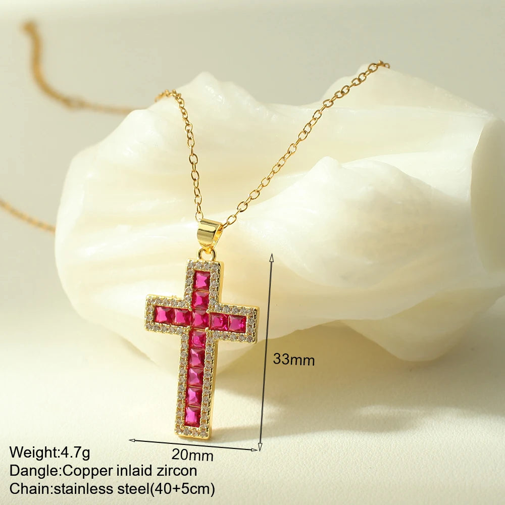 Cross Necklace Stainless Steel
