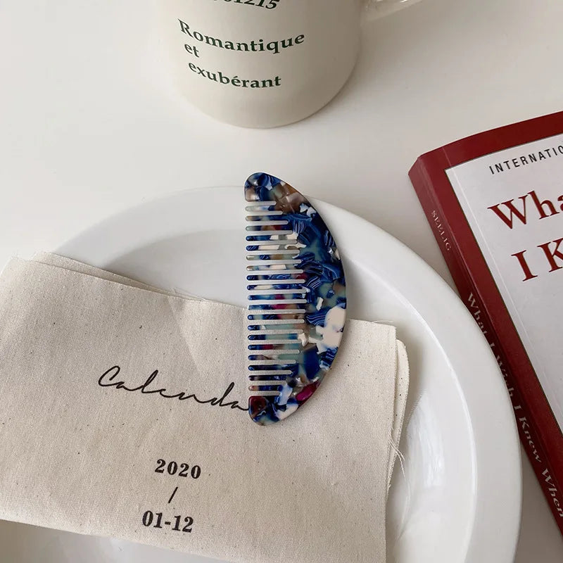 New Acetate Hair Combs Colorful
