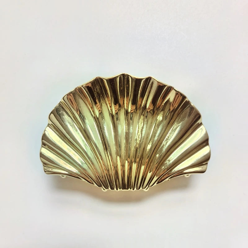 Metal Shell Shape Hair Claw Clips