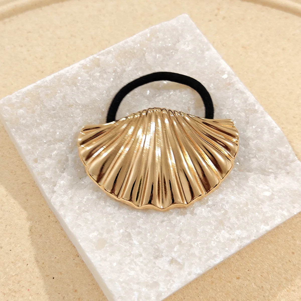Shell  Metal Hair Clips