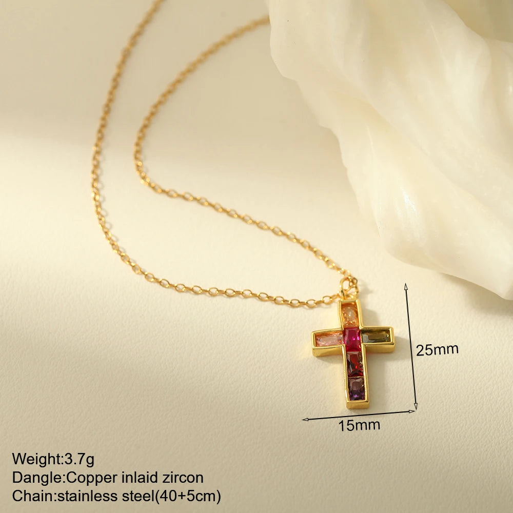 Cross Necklace Stainless Steel