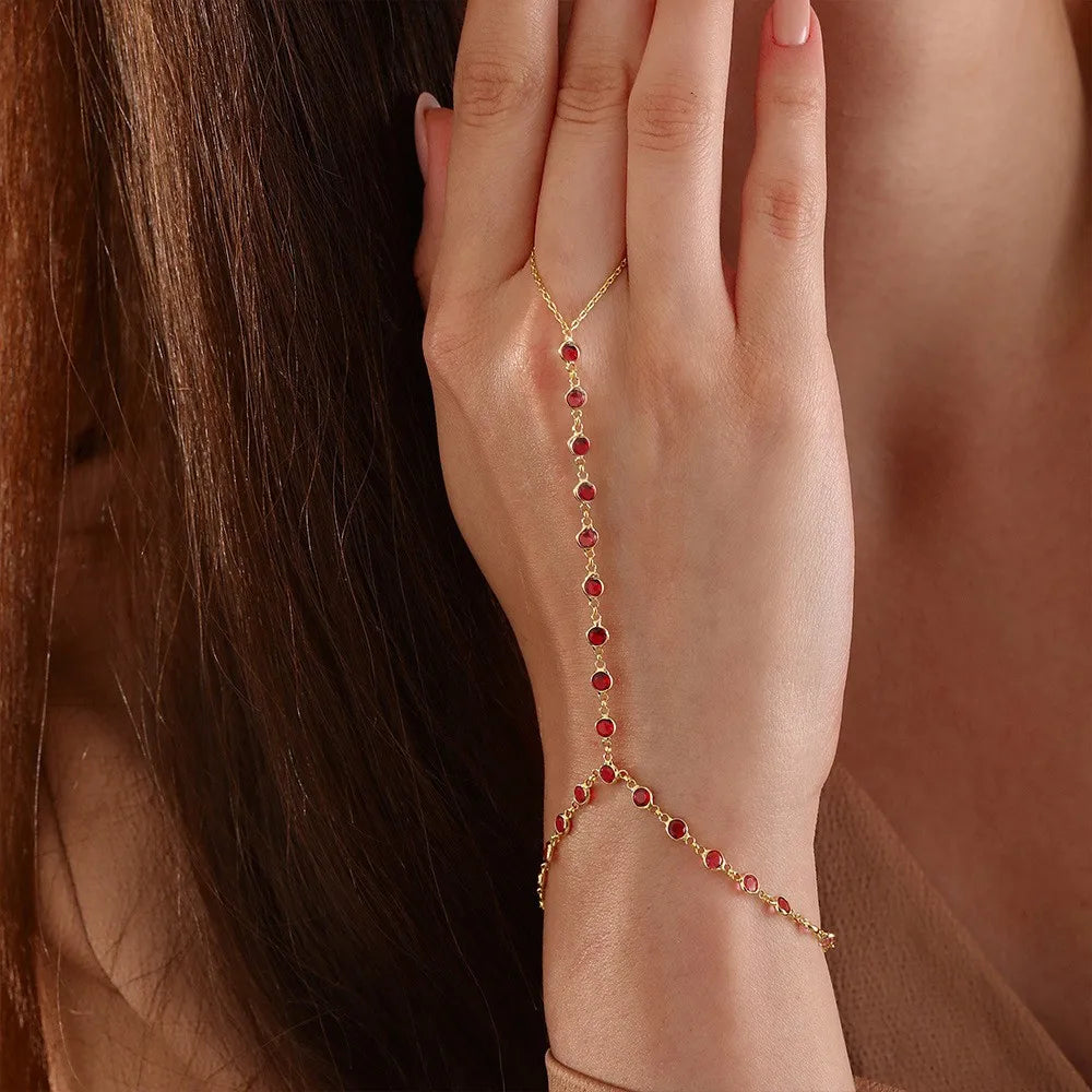 Stainless Steel Hand Chain Bracelet