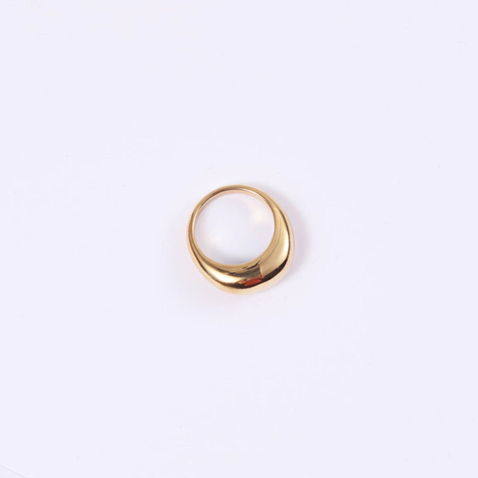 Simple Stainless Steel Rings