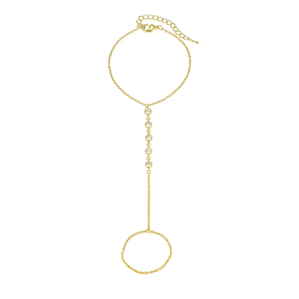 Stainless Steel Hand Chain Bracelet