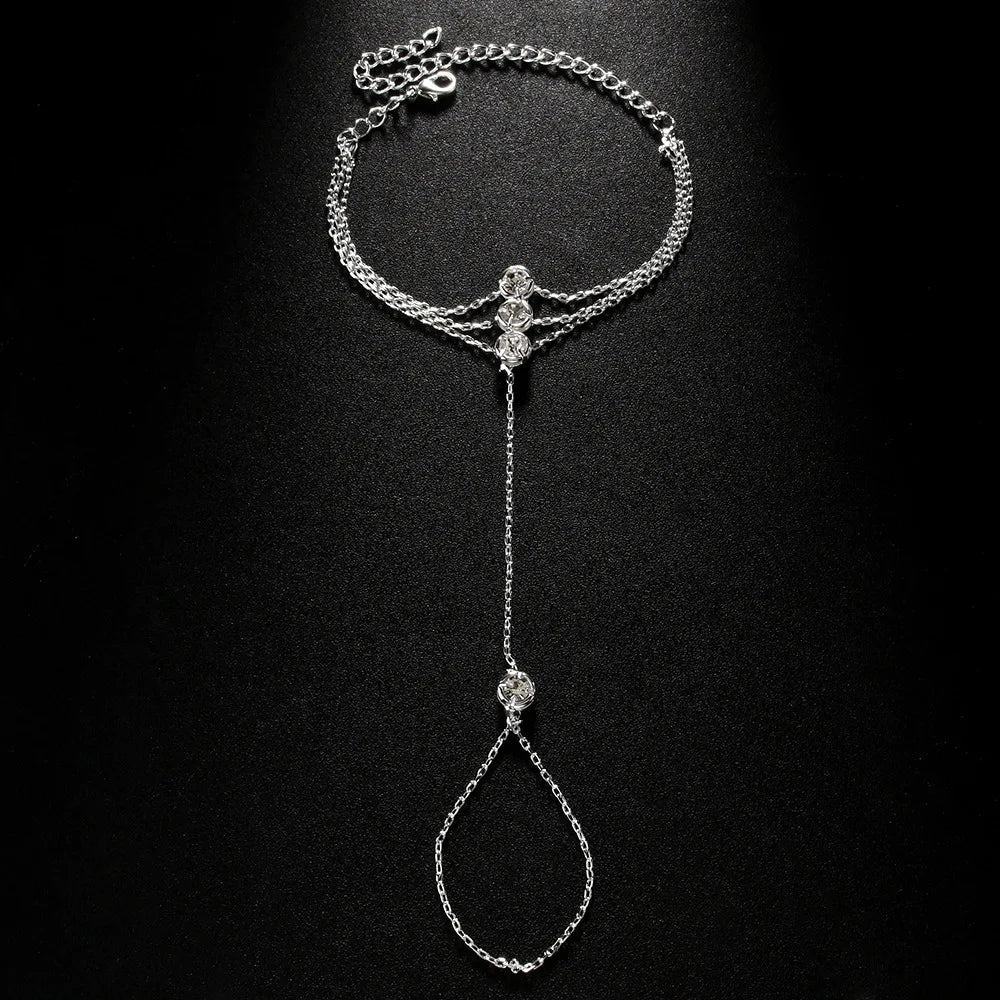 Stainless Steel Hand Chain Bracelet