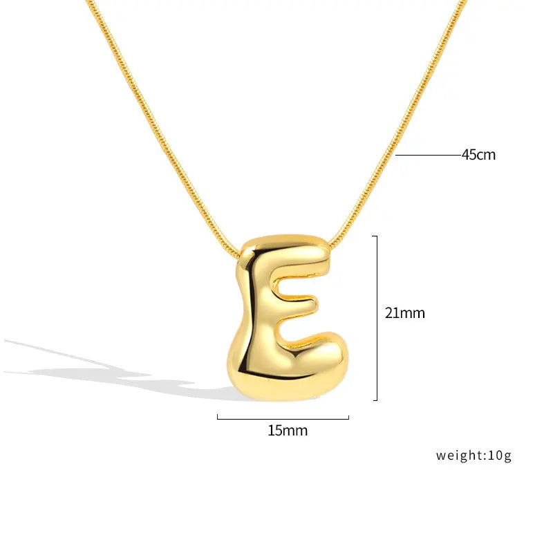 Sterling Silver Letter Necklace