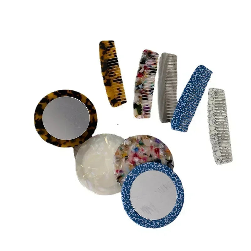 New Acetate Hair Combs Colorful
