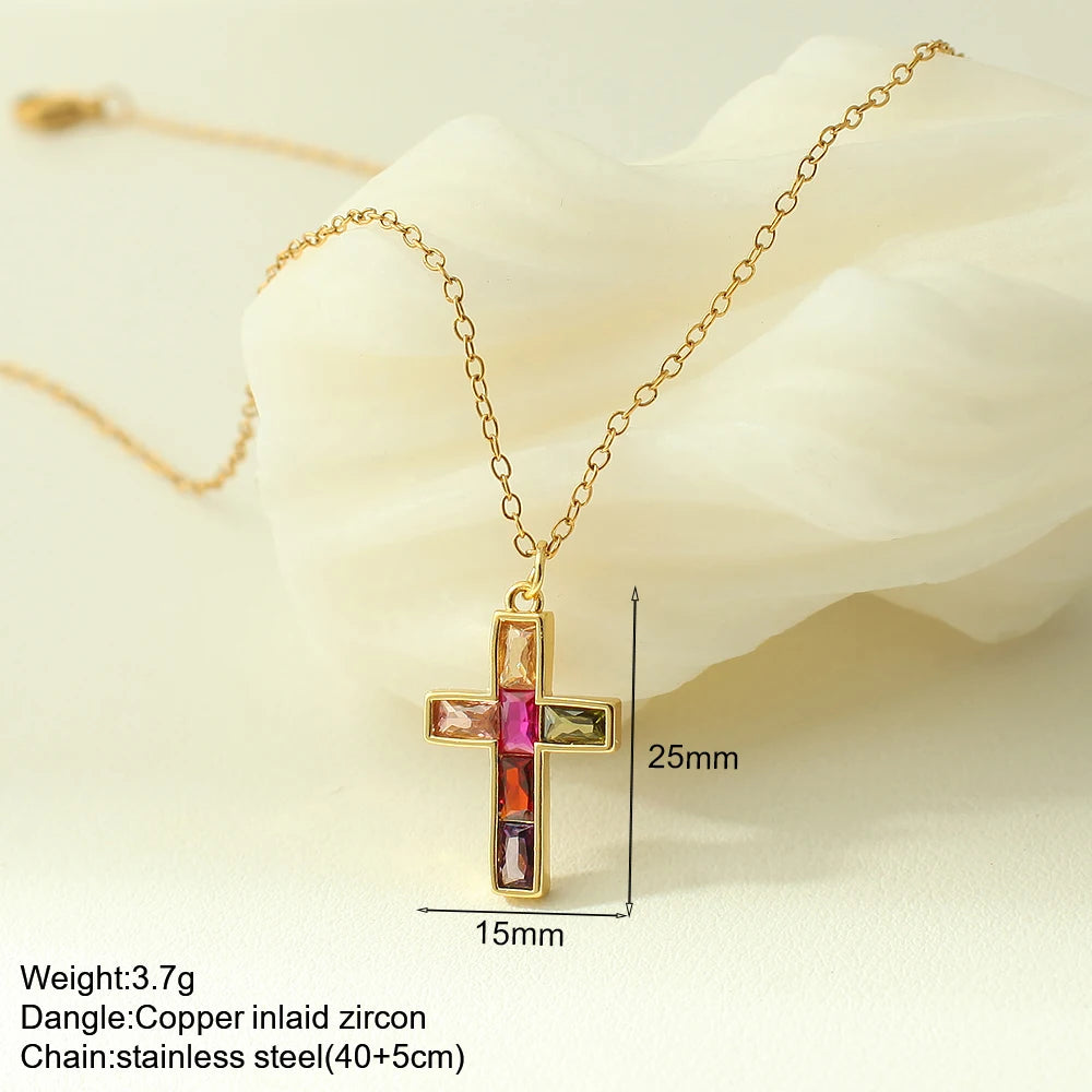 Cross Necklace Stainless Steel
