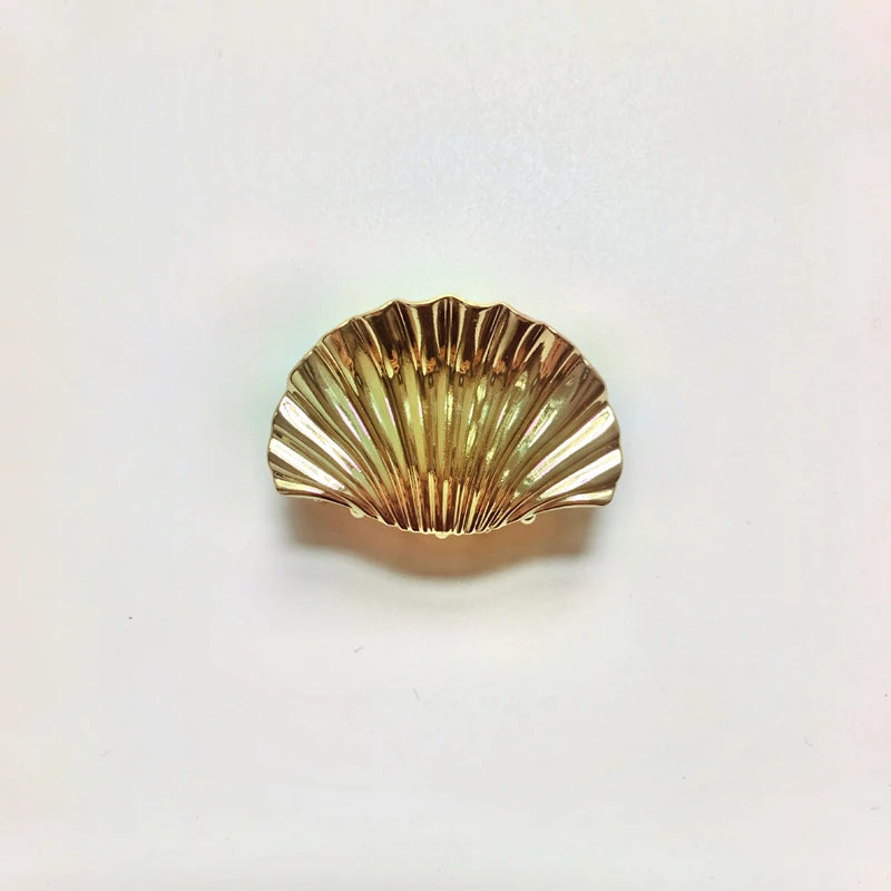 Metal Shell Shape Hair Claw Clips