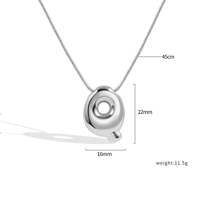 Sterling Silver Letter Necklace