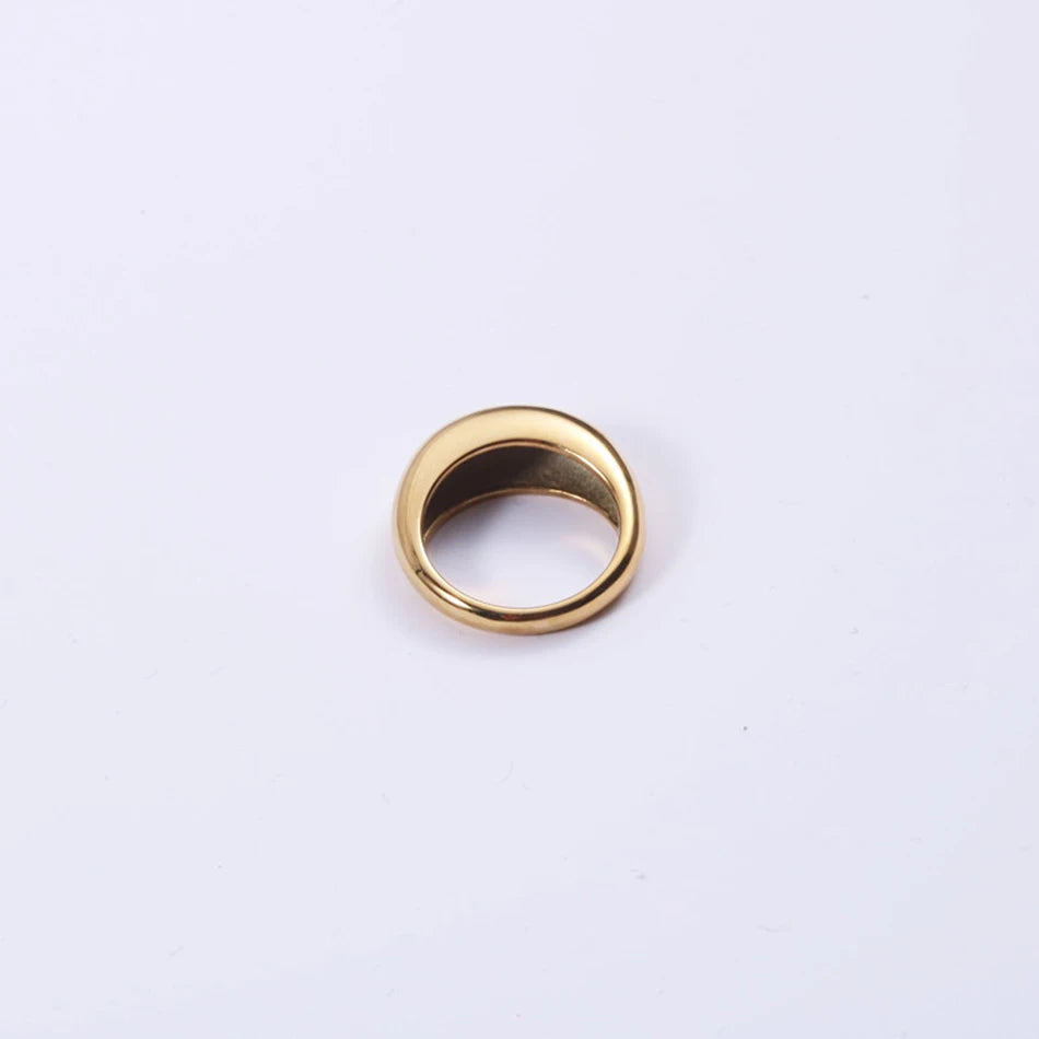 Simple Stainless Steel Rings