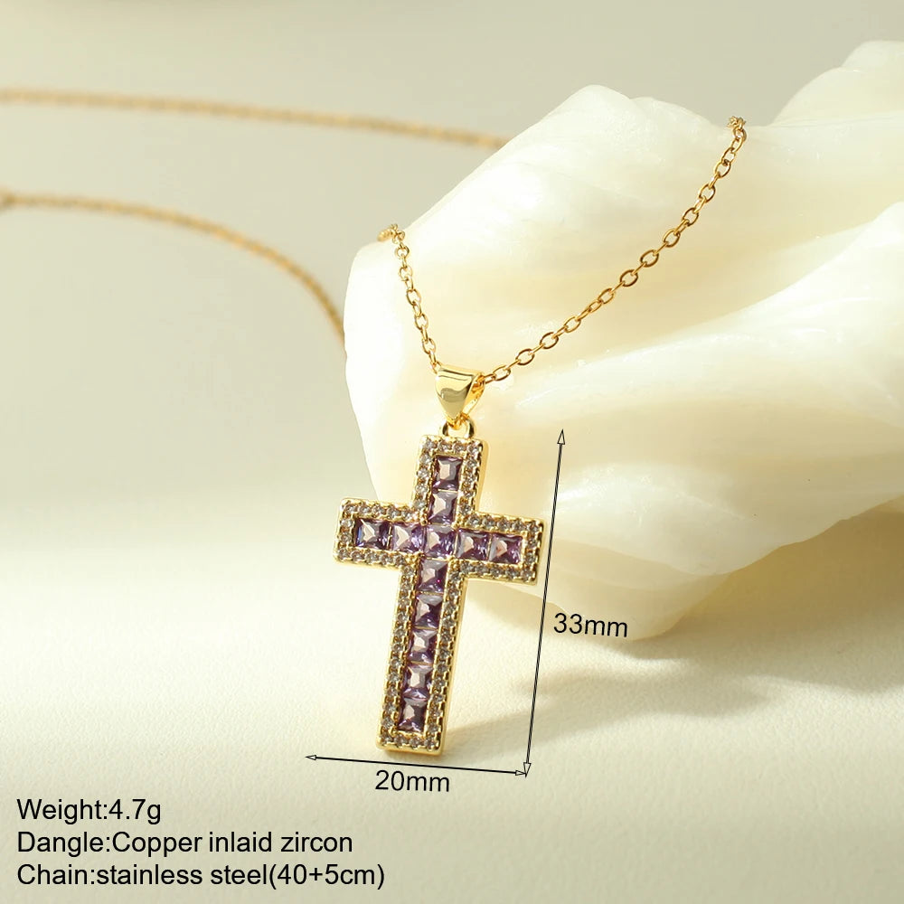 Cross Necklace Stainless Steel