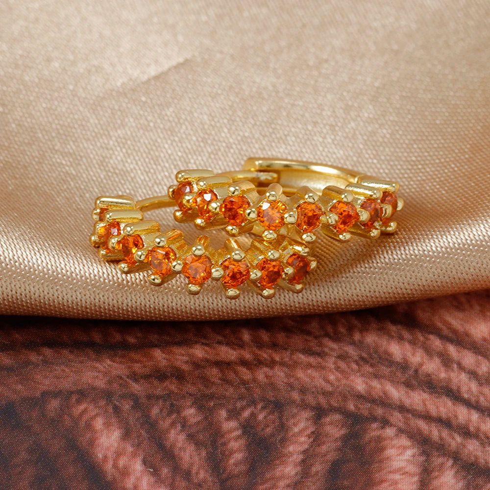 Luxury Stainless Steel  Small Hoop Earrings