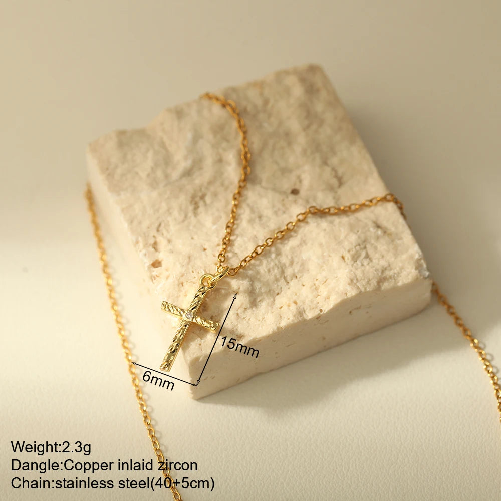 Cross Necklace Stainless Steel