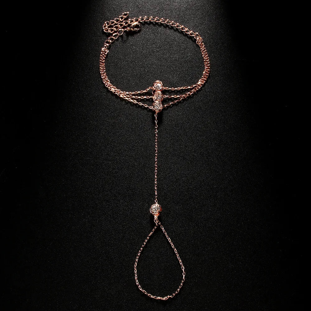 Stainless Steel Hand Chain Bracelet