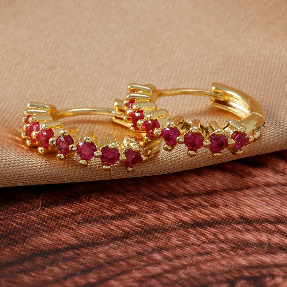 Luxury Stainless Steel  Small Hoop Earrings