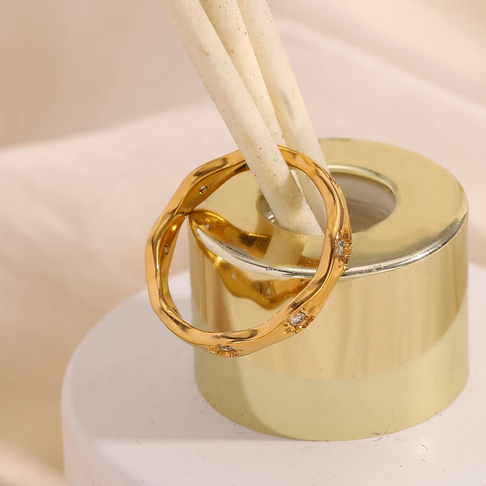 Ring  Stainless Steel  Women Jewelry
