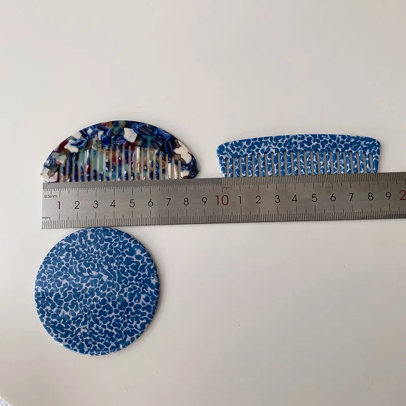 New Acetate Hair Combs Colorful