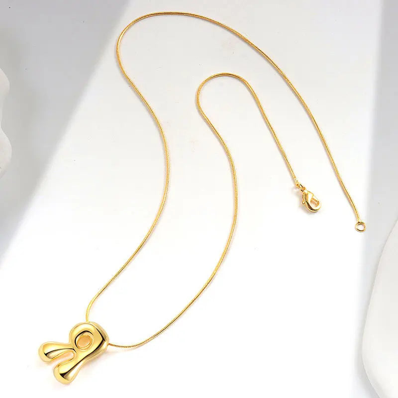 Sterling Silver Letter Necklace