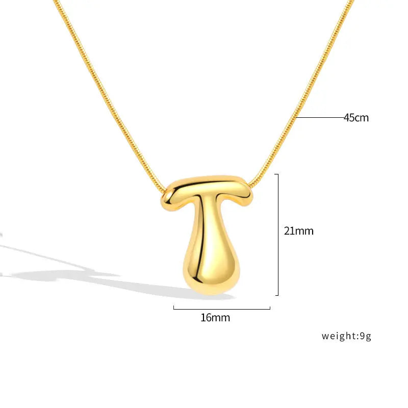 Sterling Silver Letter Necklace