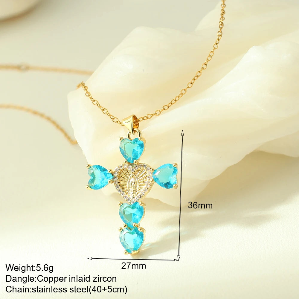 Cross Necklace Stainless Steel