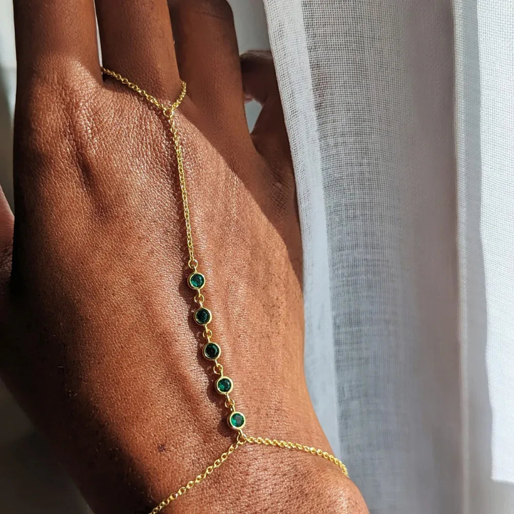 Stainless Steel Hand Chain Bracelet