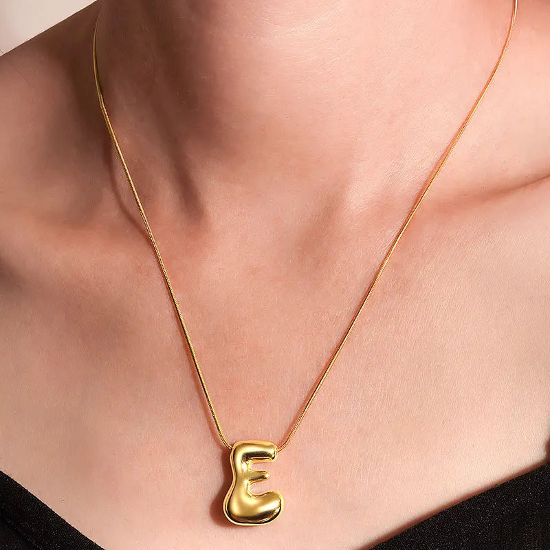 Sterling Silver Letter Necklace
