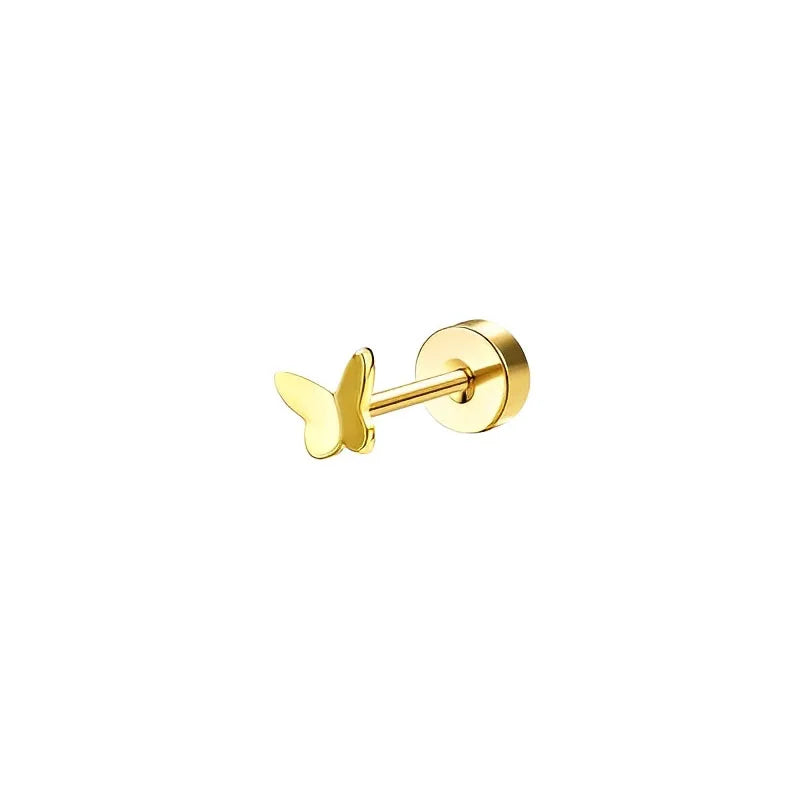 1pc Earrings for Sensitive Ears Stainless Steel