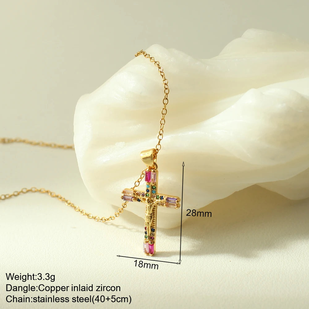 Cross Necklace Stainless Steel