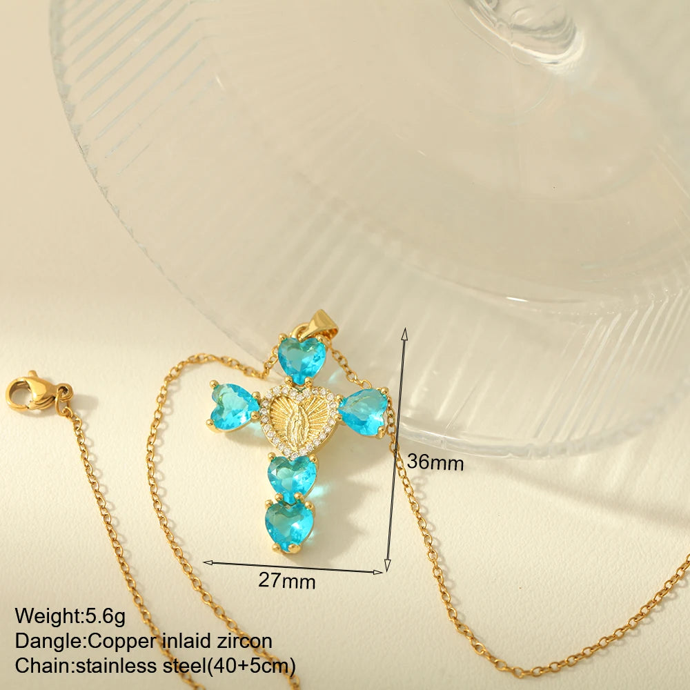 Cross Necklace Stainless Steel