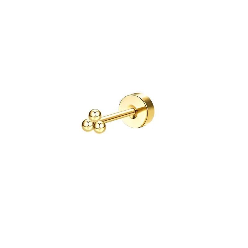 1pc Earrings for Sensitive Ears Stainless Steel
