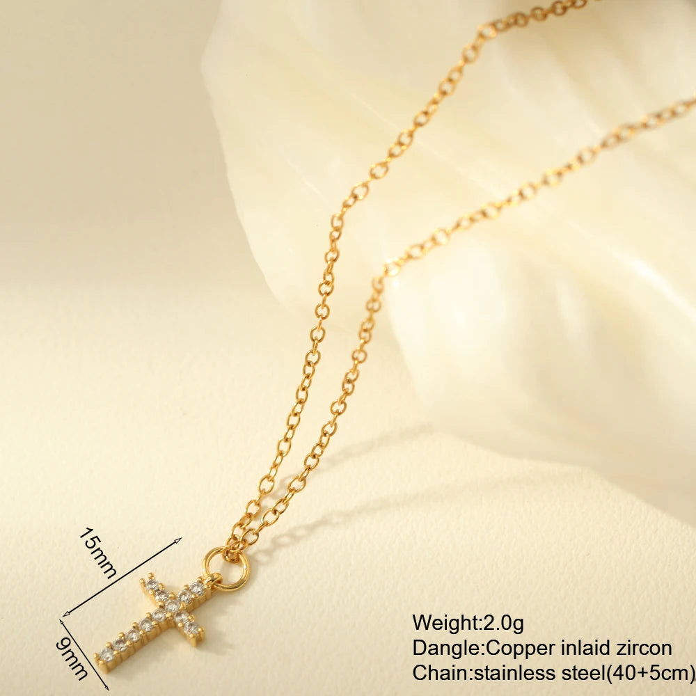 Cross Necklace Stainless Steel