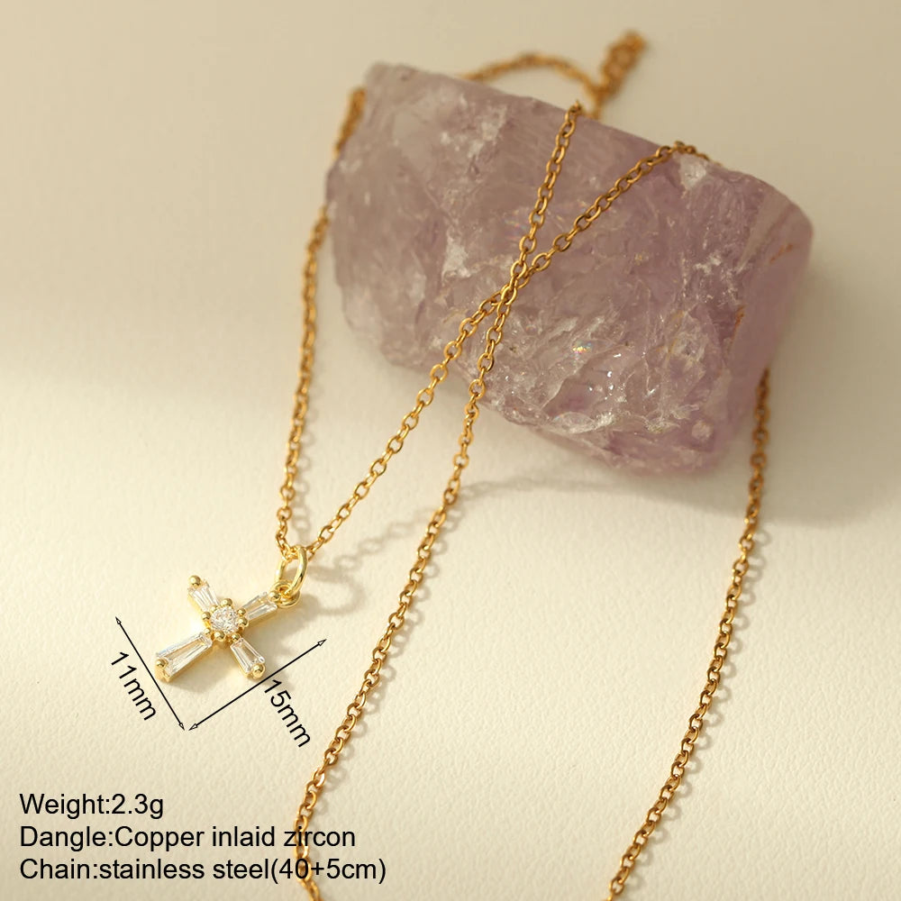 Cross Necklace Stainless Steel