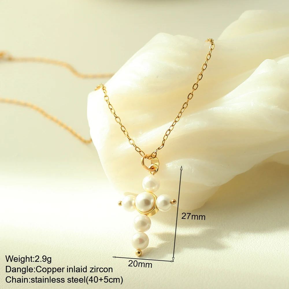 Cross Necklace Stainless Steel