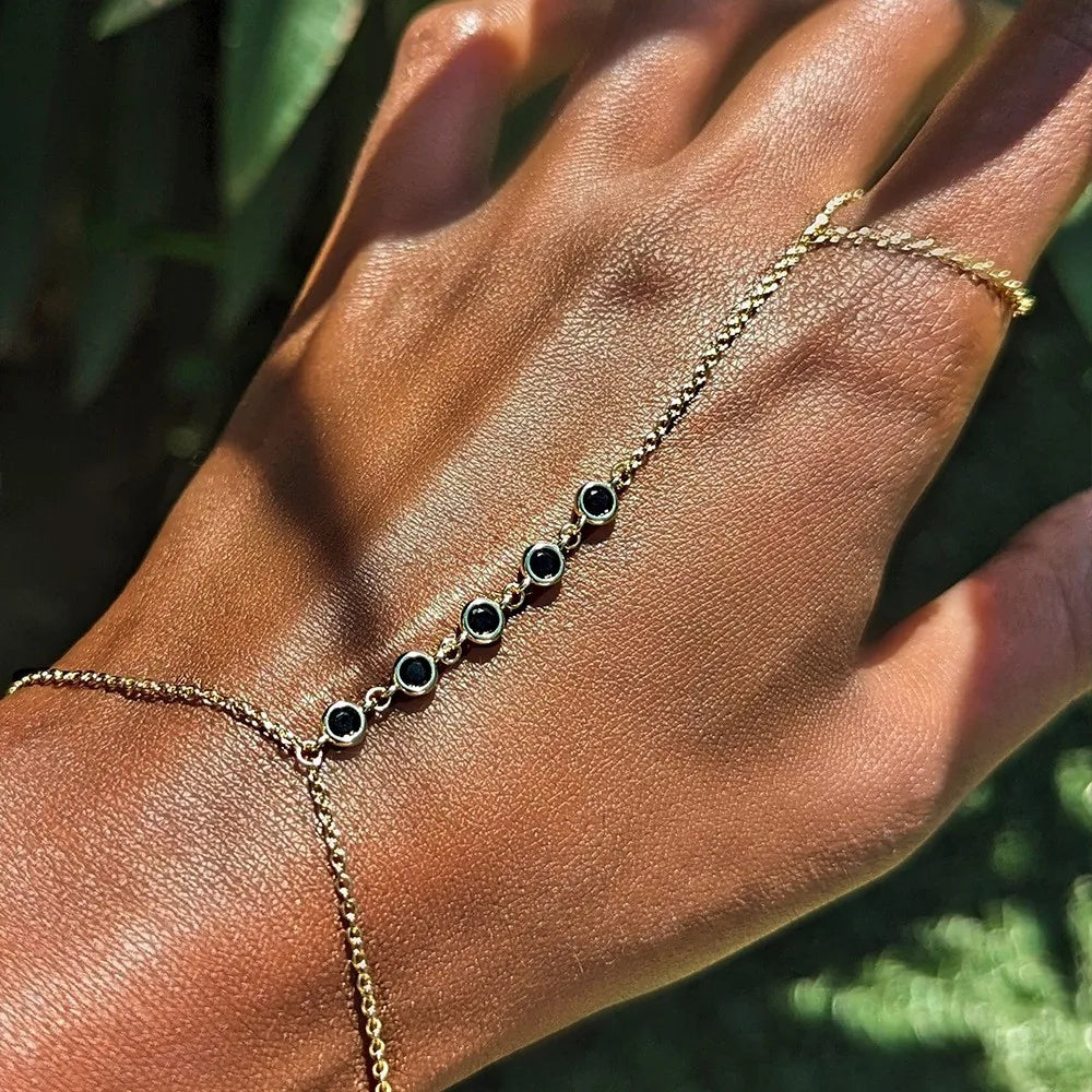 Stainless Steel Hand Chain Bracelet