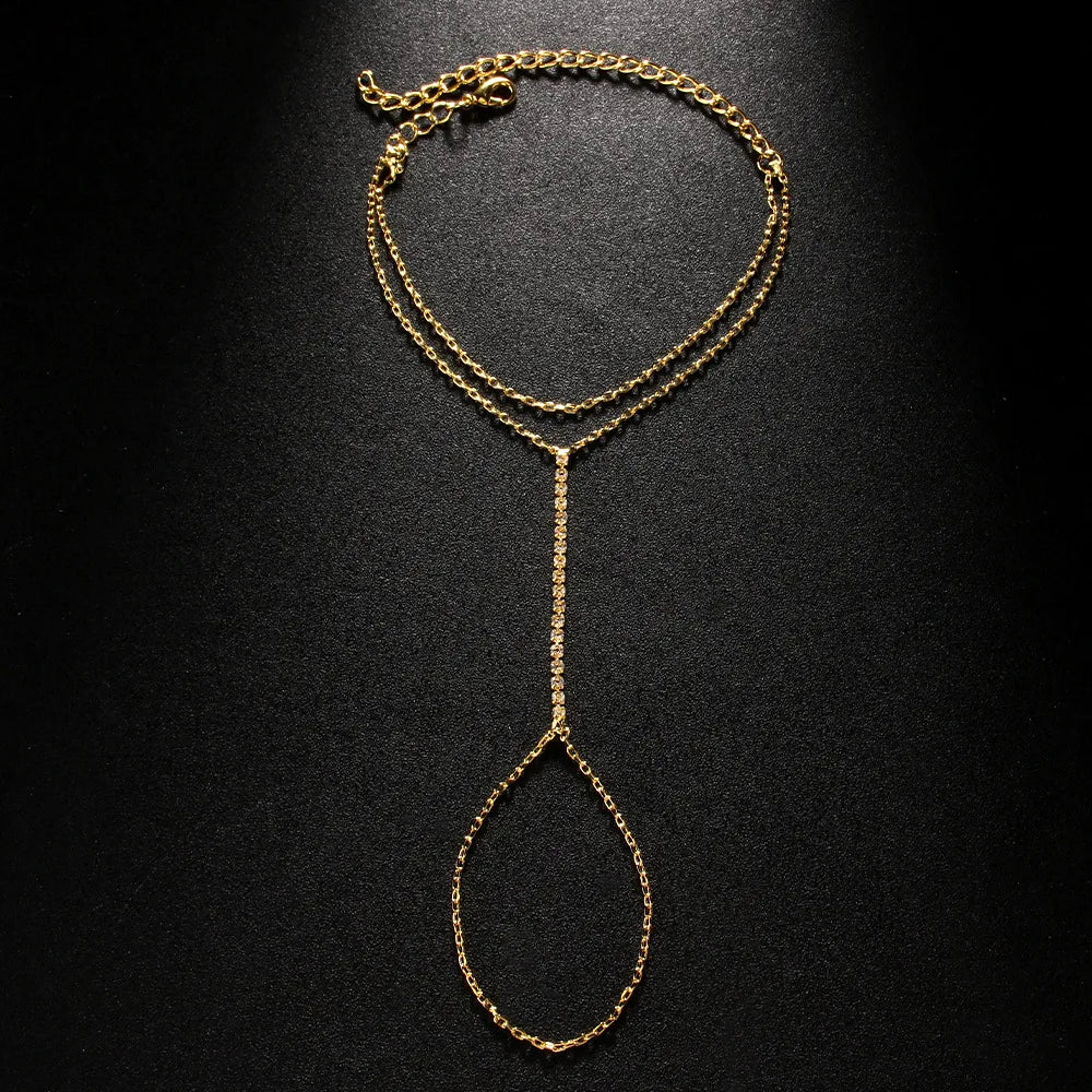Stainless Steel Hand Chain Bracelet