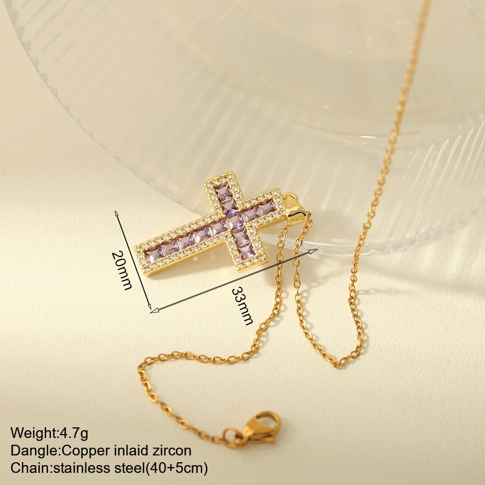 Cross Necklace Stainless Steel