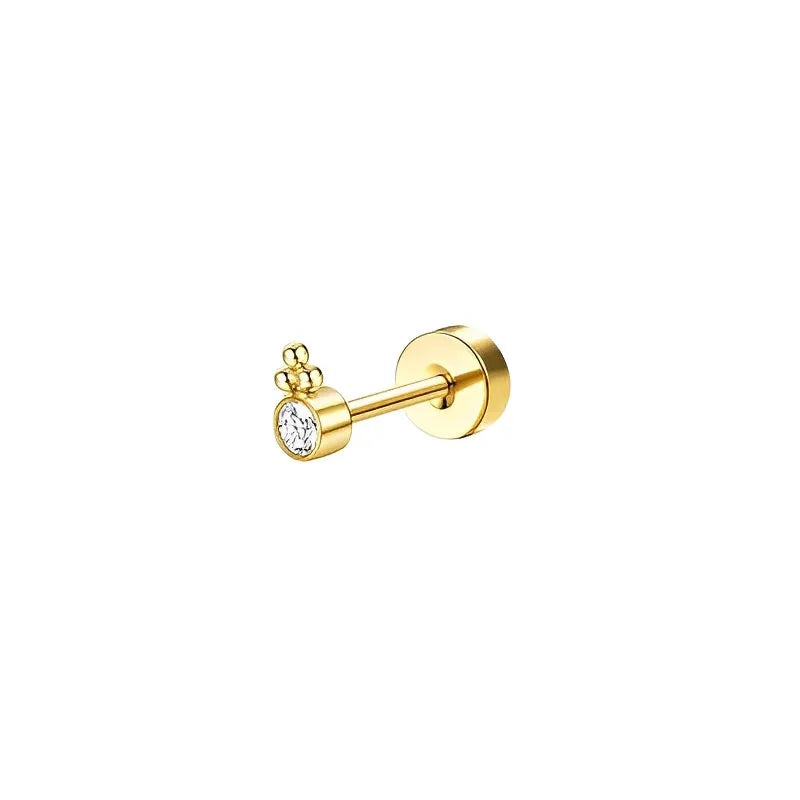 1pc Earrings for Sensitive Ears Stainless Steel