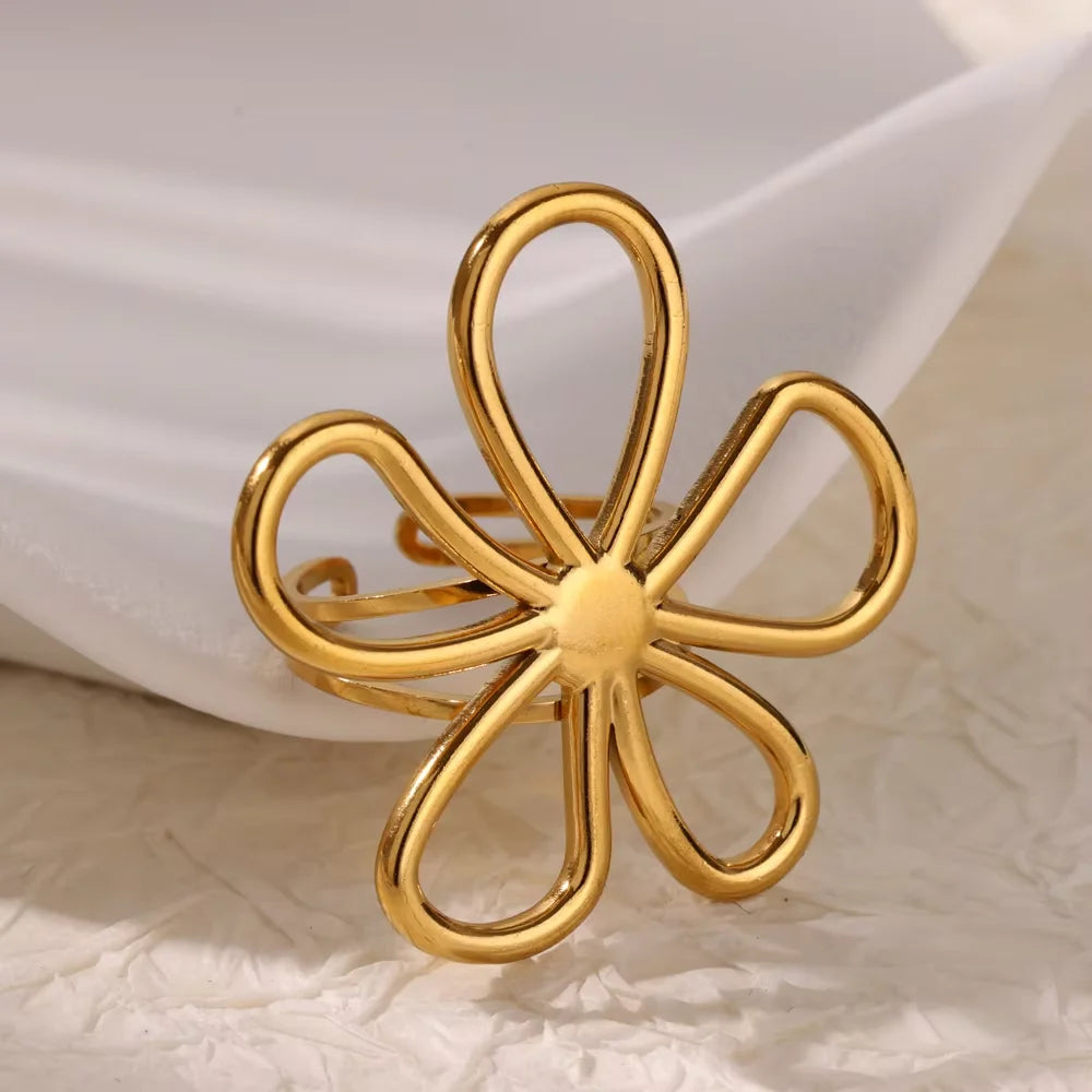 Elegant Stainless Steel  Rings